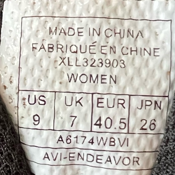 Avia Women's AVI-ENDEAVOR Running Shoes Black  Iron Grey and Lavender Size 9 - Picture 7 of 7